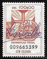 Revenue, Portugal - Estampilha Fiscal, Série De 1990 -|- 100$00 - Unused Stamps