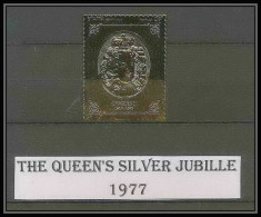 462 Staffa Scotland The Queen's Silver Jubilee 1977 OR Gold Stamps Monarchy United Kingdom Charles 2 Type 2 Neuf** Mnh - Familles Royales