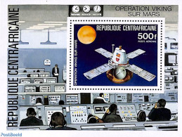 Central Africa 1976 Viking S/s, Mint NH, Transport - Space Exploration - Repubblica Centroafricana