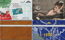 4 PHONE CARDS BELGIO LG  (CZ2791 - Colecciones