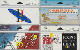 4 PHONE CARDS BELGIO LG  (CZ2797 - Sammlungen