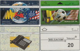 4 PHONE CARDS BELGIO LG  (CZ2790 - Sammlungen