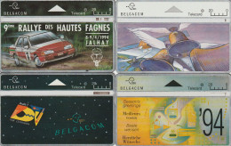 4 PHONE CARDS BELGIO LG  (CZ2796 - Colecciones
