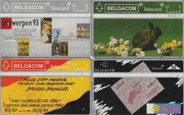 4 PHONE CARDS BELGIO LG  (CZ2786 - Sammlungen