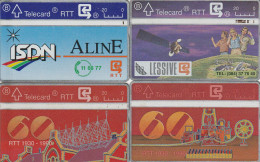 4 PHONE CARDS BELGIO LG  (CZ2782 - Colecciones