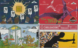 4 PHONE CARDS BELGIO LG  (CZ2787 - Colecciones
