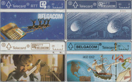 4 PHONE CARDS BELGIO LG  (CZ2785 - Sammlungen