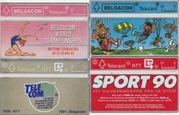 4 PHONE CARDS BELGIO LG  (CZ2784 - Colecciones