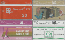 4 PHONE CARDS BELGIO LG  (CZ2781 - Colecciones
