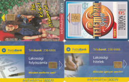 4 PHONE CARDS UNGHERIA  (CZ2756 - Ungheria