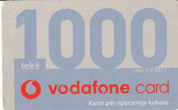 PREPAID PHONE CARD ALBANIA  (CZ2514 - Albanien