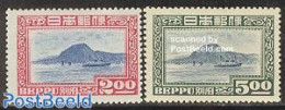 Japan 1949 Beppu 2v, Unused (hinged), Transport - Ships And Boats - Ungebraucht