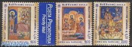 Vatican 2001 Armenian Christianisation 3v (1v With Tab), Mint NH, Religion - Religion - Nuovi