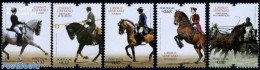 Portugal 2009 Horse Sports 5v, Mint NH, Nature - Sport - Horses - Sport (other And Mixed) - Ongebruikt