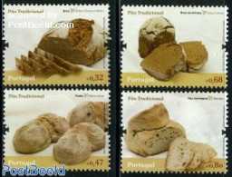 Portugal 2010 Traditional Bread 4v, Mint NH, Health - Bread & Baking - Food & Drink - Unused Stamps