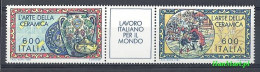 Italy 1985 Mi 1910-1911 MNH  (ZE2 ITAdre1910-1911) - Porcellana