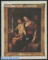 Sao Tome/Principe 1977 Christmas, Rubens S/s Imperforated, Mint NH, Religion - Christmas - Art - Paintings - Rubens - Noël