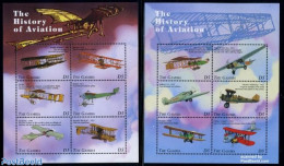 Gambia 1998 Aviation History 12v (2 M/s), Mint NH, Transport - Aircraft & Aviation - Vliegtuigen