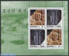 Korea, North 1997 Fossils M/s, Mint NH, History - Geology - Corea Del Nord