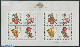 China People’s Republic 2014 Fruits M/s, Mint NH, Nature - Fruit - Neufs