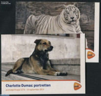 Netherlands 2015 Charlotte Dumas, Animal Portraits, Presentation Pack 527a+b, Mint NH, Nature - Animals (others & Mixe.. - Unused Stamps