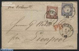 Germany, Empire 1872 Letter From Bocholt To Liverpool, Postal History - Cartas & Documentos