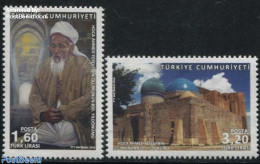 Türkiye 2016 Ahmed Yesevi 2v, Mint NH, Religion - Churches, Temples, Mosques, Synagogues - Religion - Art - Authors - Otros & Sin Clasificación