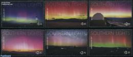 New Zealand 2017 Southern Lights 6v, Mint NH, Science - Astronomy - Ungebraucht