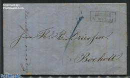 Germany, Empire 1858 Letter From Rheine To Bocholt, Postal History - Other & Unclassified