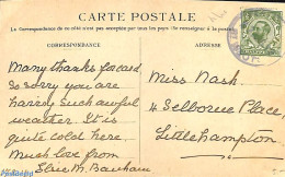 Great Britain 1912 Postcard To England. 'Femm'me Du Sud Algerien, Postal History - Cartas & Documentos