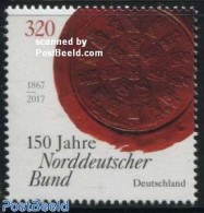 Germany, Federal Republic 2017 North-German Confederation 1v, Mint NH, History - History - Neufs