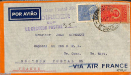 Brazil 1934 Airmail Letter To France, Postal History - Storia Postale