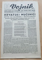 Hrvatski Vojnik 1944 Br. 25 NDH Ustasa Newspaper  Ante Vokic Prisega PTS-a Na Sljemenu, Stjepan Radić - Other & Unclassified