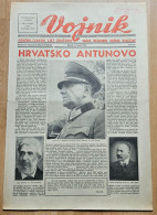 Hrvatski Vojnik 1944 Br. 24 NDH Ustasa Newspaper  Ante Pavelic - Autres & Non Classés