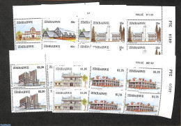 Zimbabwe 1994 Bulawayo, Corner Blocks Of 4 [+], Mint NH, Various - Hotels - Hotels, Restaurants & Cafés