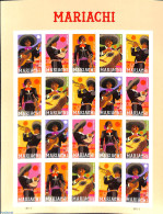 United States Of America 2022 Mariachi M/s, Mint NH, Performance Art - Music - Unused Stamps