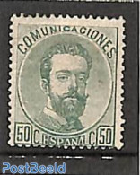 Spain 1872 50c, Stamp Out Of Set, Unused (hinged) - Ungebraucht