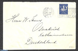 Netherlands 1929 NVPH No. 228 Single On Cover, Postal History - Brieven En Documenten