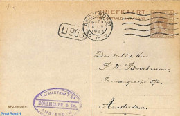 Netherlands 1922 Reply Paid Postcard 7.5/7.5c, Used Postal Stationary - Covers & Documents