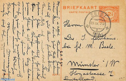 Netherlands 1921 Postcard 12.5c, Bold R, Used Postal Stationary - Lettres & Documents