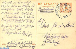 Netherlands 1925 Postcard 12.5c, Used Postal Stationary - Covers & Documents