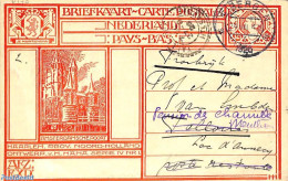 Netherlands 1924 Postcard 12.5c, Haarlem, Used Postal Stationary - Brieven En Documenten