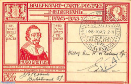 Netherlands 1925 Postcard 12.5c, Used Postal Stationary - Covers & Documents