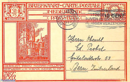 Netherlands 1926 Postcard 10c On 12.5c, Haarlem, Used Postal Stationary - Storia Postale