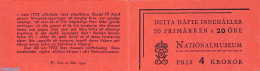 Sweden 1942 National Museum Booklet, Mint NH, Stamp Booklets - Art - Museums - Ongebruikt