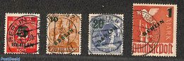 Germany, Berlin 1949 Overprints 4v, Used, Used Or CTO - Gebruikt