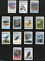 Dominica 1989 Birds 13v, Perf. 12.5:11.25 (with Year 1989), Mint NH, Nature - Birds - Dominicaine (République)