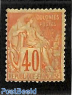 French Colonies (gen. Issues) 1881 40c, Stamp Out Of Set, Unused (hinged) - Autres & Non Classés