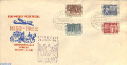 Netherlands 1952 ITEP  Set 4v, FDC, Without Address, First Day Cover - Lettres & Documents