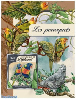 Djibouti 2016 Parrots, Mint NH, Nature - Birds - Parrots - Djibouti (1977-...)